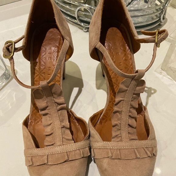 Chie Mihara Shoes - Chie Mihara T strap suede pumps (brand new)